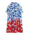 Essentiel Antwerp Heliotrope Mini Dress In Blue/red/white