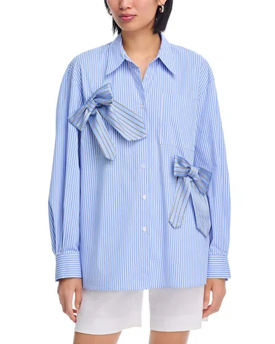 Essentiel Antwerp Bow Shirt In Blue