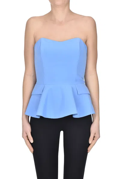 Essentiel Antwerp Bustier Top In Blue