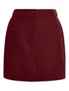 Essentiel Antwerp Button-fastening Mini Skirt In Red