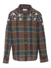 Essentiel Antwerp Goldfield Green Shirt In Brown