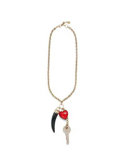 Essentiel Antwerp Charm-detail Chain Necklace In 골드 톤