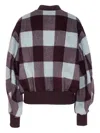 Essentiel Antwerp Check Wool Jacket In Brown