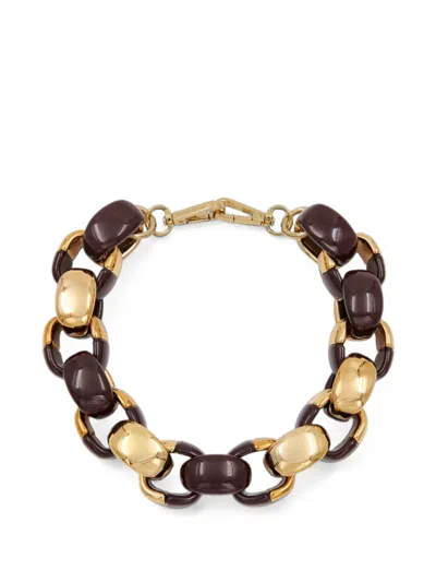 Essentiel Antwerp Chunky Link Necklace In 브라운