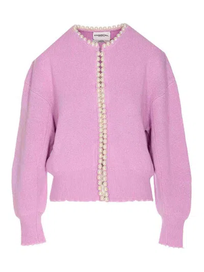 Essentiel Antwerp Ideas Cardigan In Pink