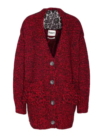 ESSENTIEL ANTWERP RED CARDIGAN