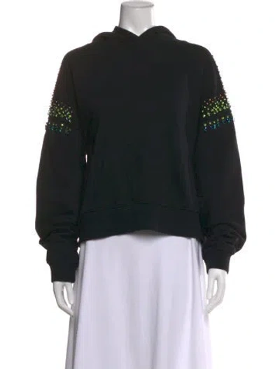 Pre-owned Essentiel Antwerp Crew Neck Long Sleeve Hoodie In Black
