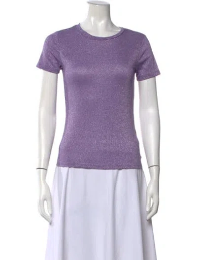 Pre-owned Essentiel Antwerp Crew Neck Short Sleeve T-shirt In Purple