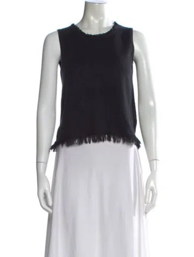 Pre-owned Essentiel Antwerp Crew Neck Sweater In Black