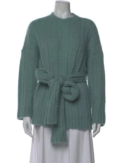 Pre-owned Essentiel Antwerp Crew Neck Sweater In Green