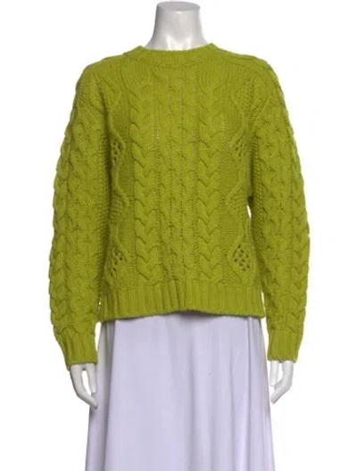 Pre-owned Essentiel Antwerp Crew Neck Sweater In Green