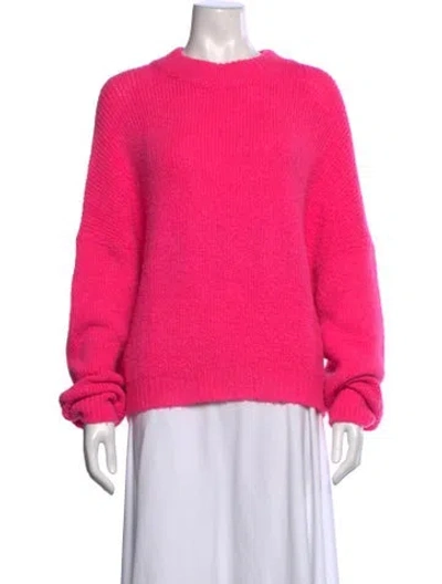 Pre-owned Essentiel Antwerp Crew Neck Sweater In Pink