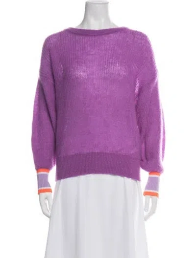 Pre-owned Essentiel Antwerp Crew Neck Sweater In Purple