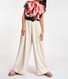 Essentiel Antwerp Crocodile Top In Off White/abstract In Multi