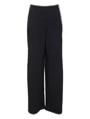 Essentiel Antwerp Crystal-embellished High-waisted Trousers In Black