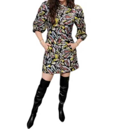 Essentiel Antwerp Cure Mini Dress In Lavender In Multi