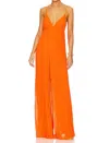 Essentiel Antwerp Dharma Jumpsuit In Hazard In Orange