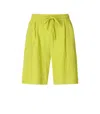 Essentiel Antwerp Didim Lime Bermuda Shorts