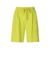 Essentiel Antwerp Didim Lime Bermuda Shorts