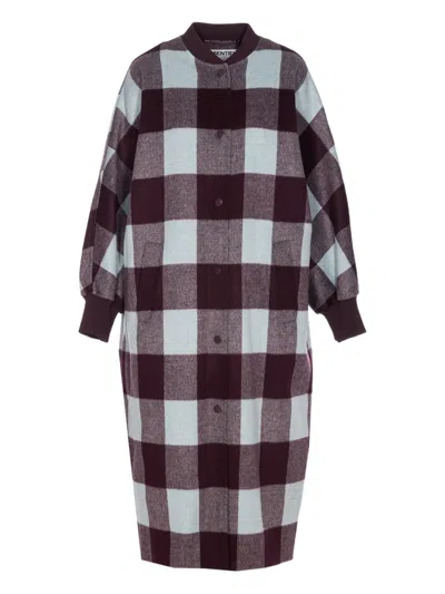 ESSENTIEL ANTWERP DOUBLE-BREASTED CHECK COAT