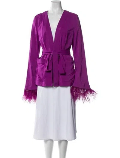 Pre-owned Essentiel Antwerp Down Jacket In Purple