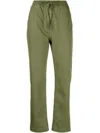 Essentiel Antwerp Drawstring Tapered Jeans In Green