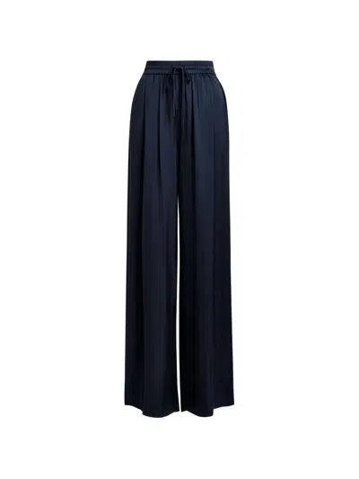 Essentiel Antwerp Drawstring-waist Trousers In Blue