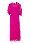 Essentiel Antwerp Hikart Maxi Dress In Pink