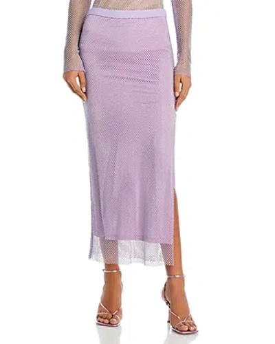 Essentiel Antwerp Embellished Midi Skirt In Purple