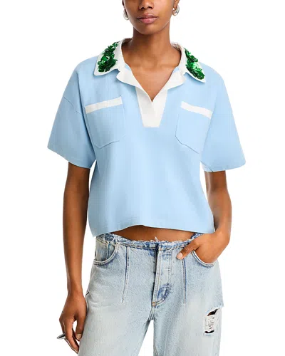 ESSENTIEL ANTWERP EMBELLISHED POLO