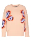 Essentiel Antwerp Impossibile1 Pink Crewneck Sweater In Neutral