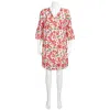 Essentiel Antwerp Essentiel Ladies Pink Sleeved Shirt Dress In Pink