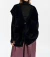 Essentiel Antwerp Ezio Cardigan In Black In Black