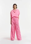 Essentiel Antwerp Fab Broderie Anglaise Pant In Bubblegum In Pink