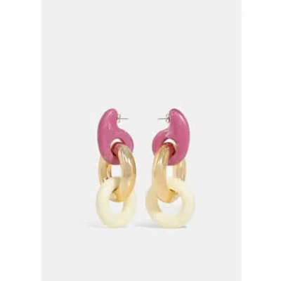 Essentiel Antwerp Fabyon Drop Earrings In Gold