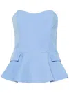 Essentiel Antwerp Faith Light Blue Top In Bright Sky
