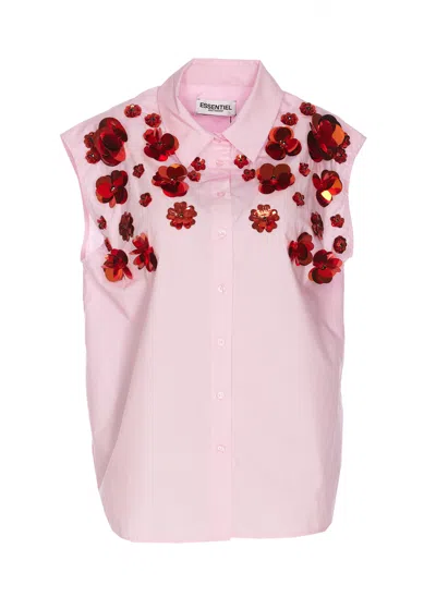 ESSENTIEL ANTWERP FIGHT EMBROIDERED SHIRT