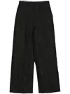 Essentiel Antwerp Fling Palazzohose Aus Blumenjacquard In Schwarz