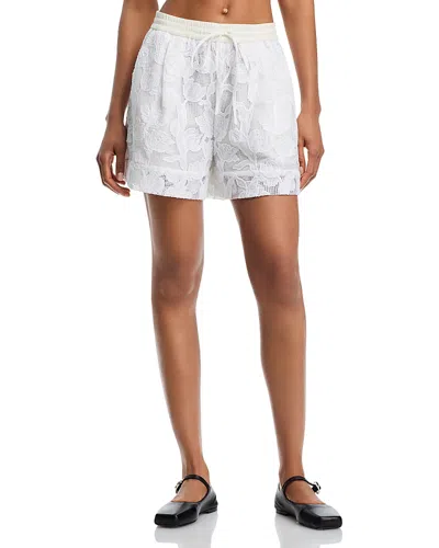 Essentiel Antwerp Hazer Lace Shorts In White