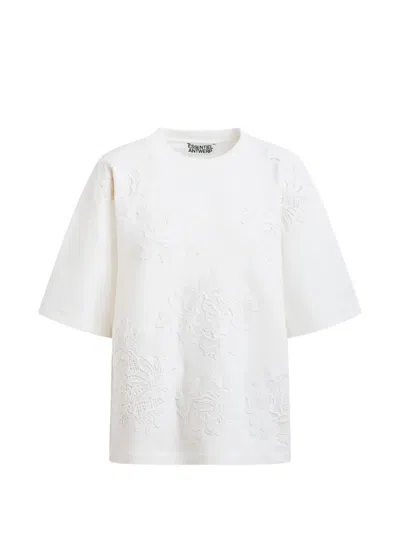 Essentiel Antwerp Floral-pattern T-shirt In White