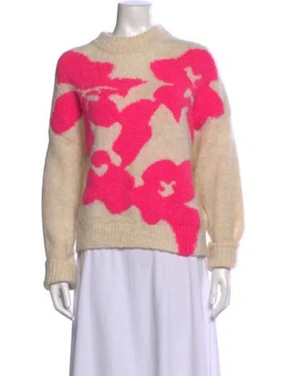 Pre-owned Essentiel Antwerp Floral Print Crew Neck Sweater In Multi