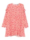 Essentiel Antwerp Floral-print Mini Dress In Pink