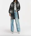 Essentiel Antwerp Antwerp Cantalou Jacquard-knit Cardigan - Black In Blue