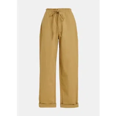 Essentiel Antwerp Fomo Baggy Fit Trousers In Brown