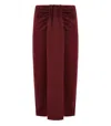Essentiel Antwerp Fondue Burgundy Midi Skirt