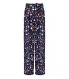 Essentiel Antwerp Frankrijk Navy Blue Wide Leg Pants In Blue