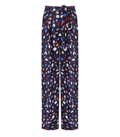 Essentiel Antwerp Frankrijk Navy Blue Wide Leg Pants