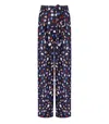 Essentiel Antwerp Frankrijk Navy Blue Wide Leg Pants In Blue