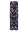 Essentiel Antwerp Frankrijk Navy Blue Wide Leg Pants In Blue