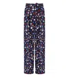 Essentiel Antwerp Frankrijk Navy Blue Wide Leg Pants In Blue